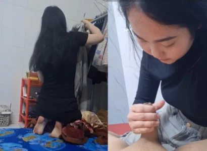 Tôi đi thăm thằng bạn đang ốm được cô em gái thổi kèn miễn phí